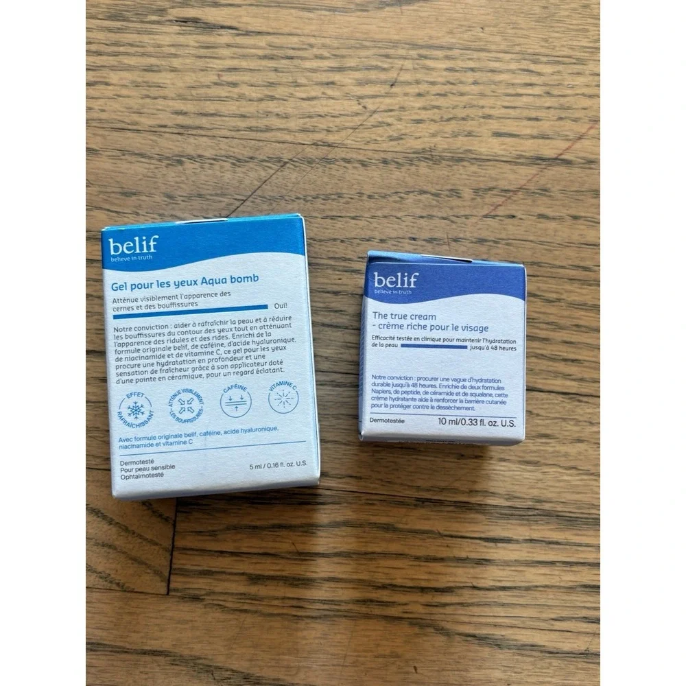 Belif Aqua Bomb Eye Gel‎ The True Cream Moisturizing Bomb NEW